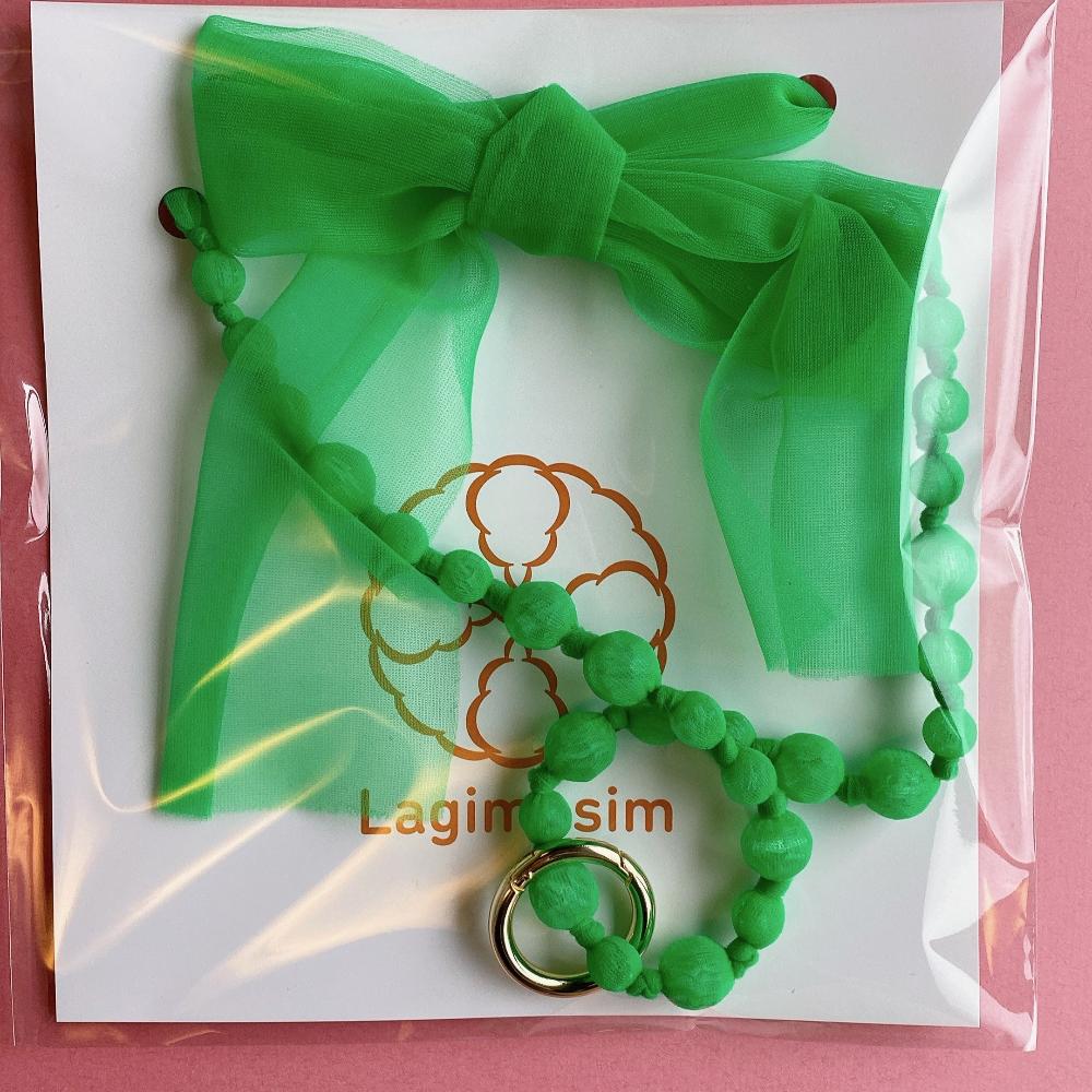 Beads&Ribbon ring strap