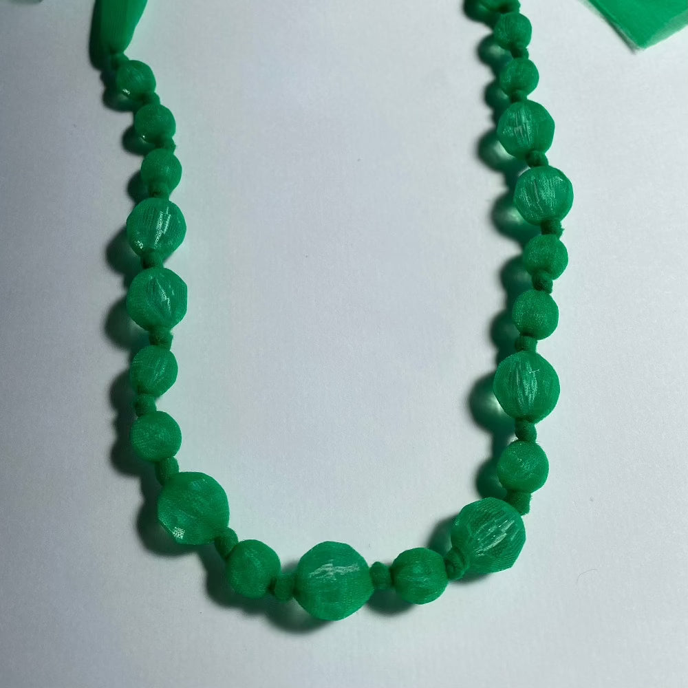 Beads&Ribbon Necklace