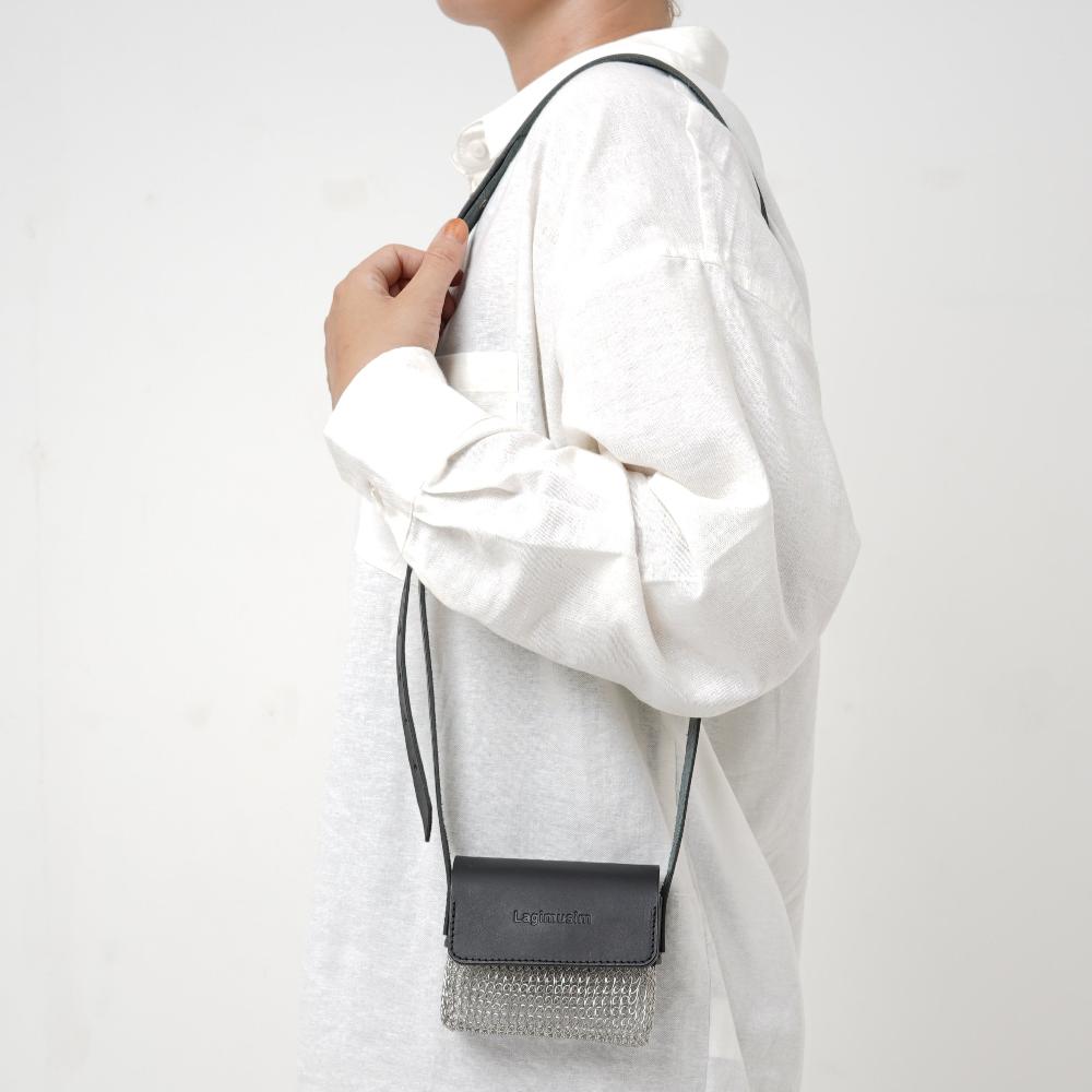Wire&Leather Mini shoulderbag 820
