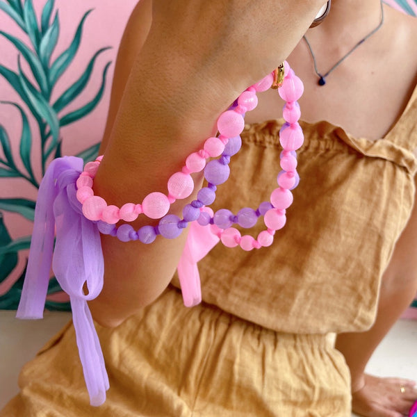 Beads&Ribbon ring strap